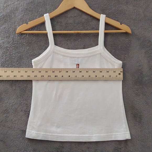 Levie's Girls White Tank Top – Size M - Picture 3 of 5